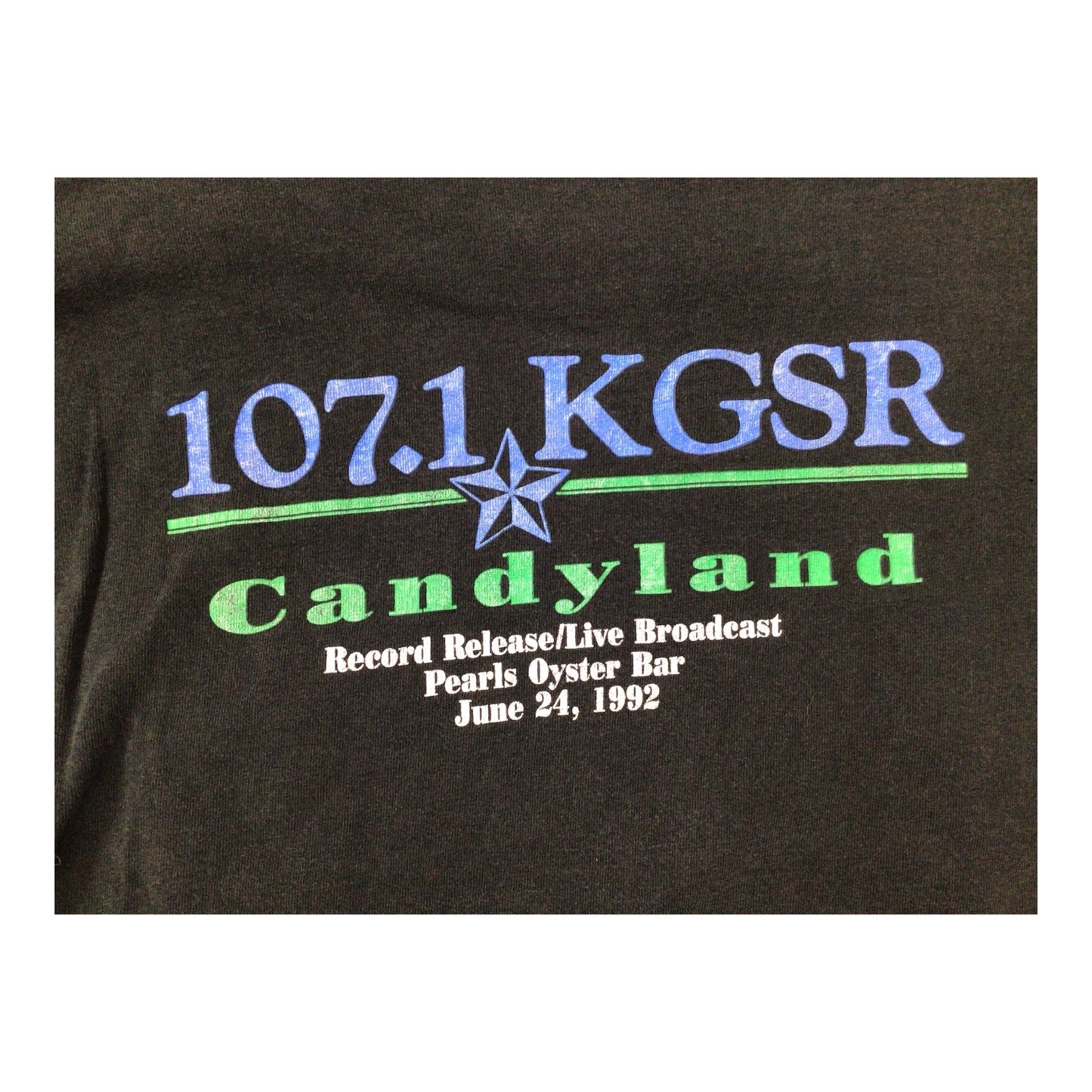 James McMurtry Candyland Radio Record Release/Live Broadcast T-Shirt