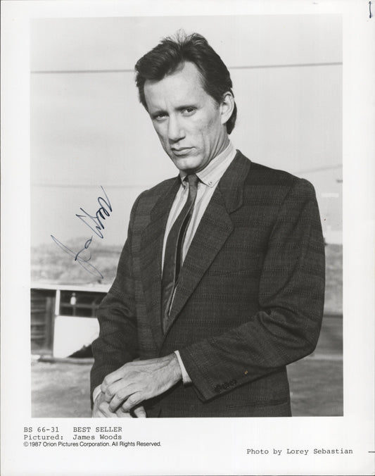 James Woods Signed Photo 8x10 B&W, James Woods Autograph in Best Seller