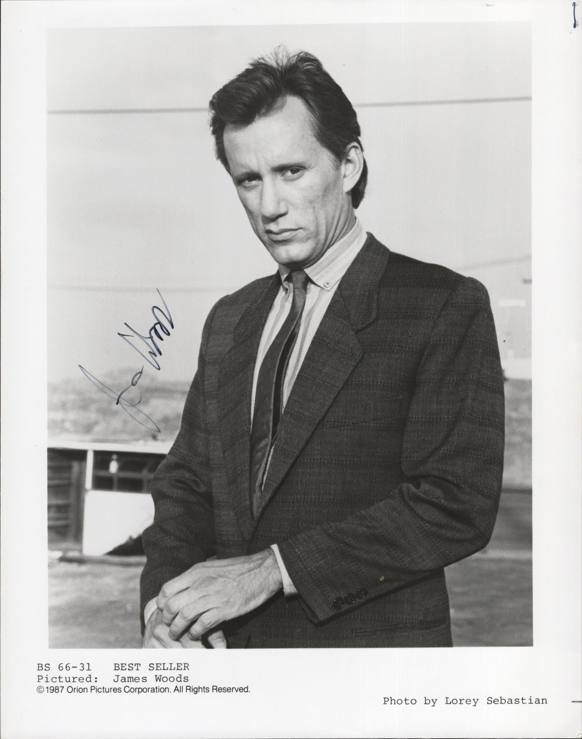 James Woods in Best Seller Signed Photo 8x10 B&W