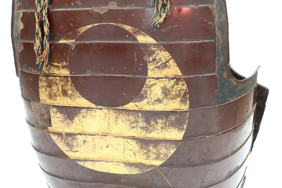 Japanese Samurai Edo Period Helmet - Armor + Breastplate - Helmet w/ Crest