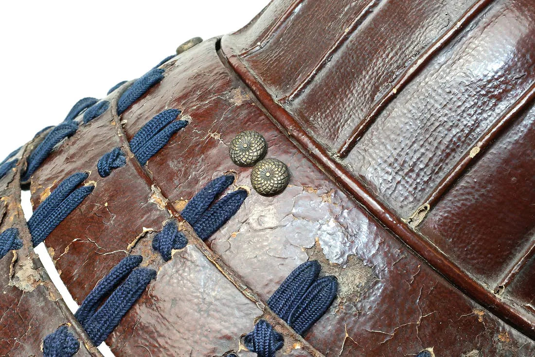 Japanese Samurai Edo Period Helmet - Armor + Breastplate - Helmet w/ Crest