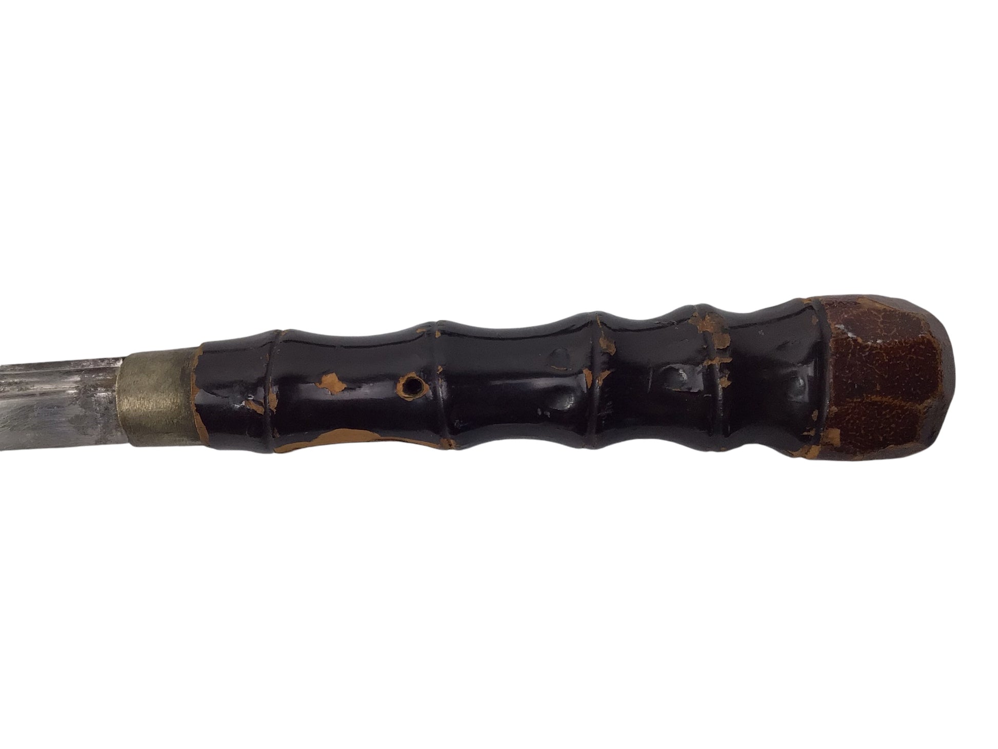 Japanese Sword Cane 18th–19th C. Fullered Blade w/ Hamon Edo-Meiji Era