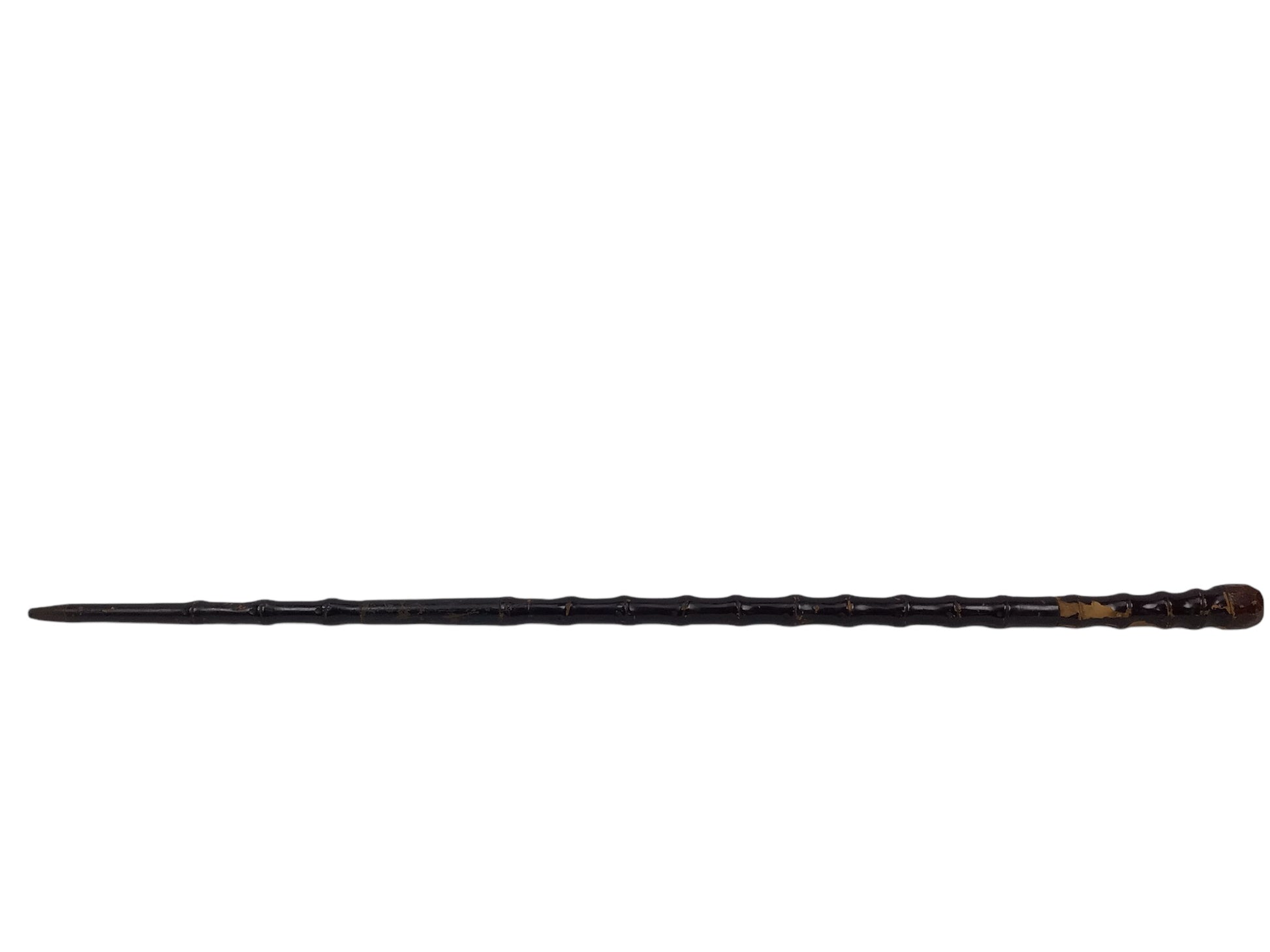 Japanese Sword Cane 18th–19th C. Fullered Blade w/ Hamon Edo-Meiji Era