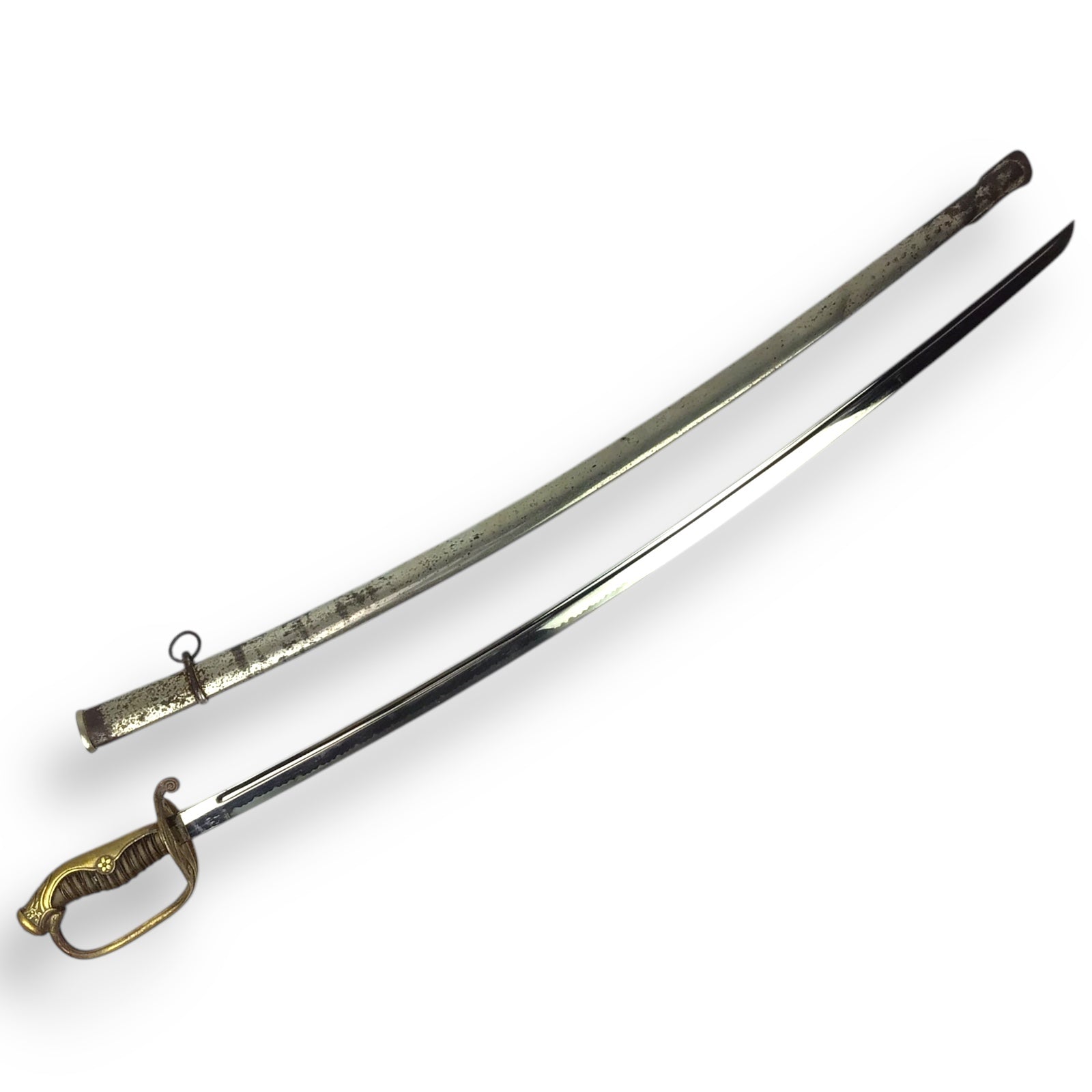 Japanese WW2 Officer’s Army Parade Sword with Tempered Blade and Sheath