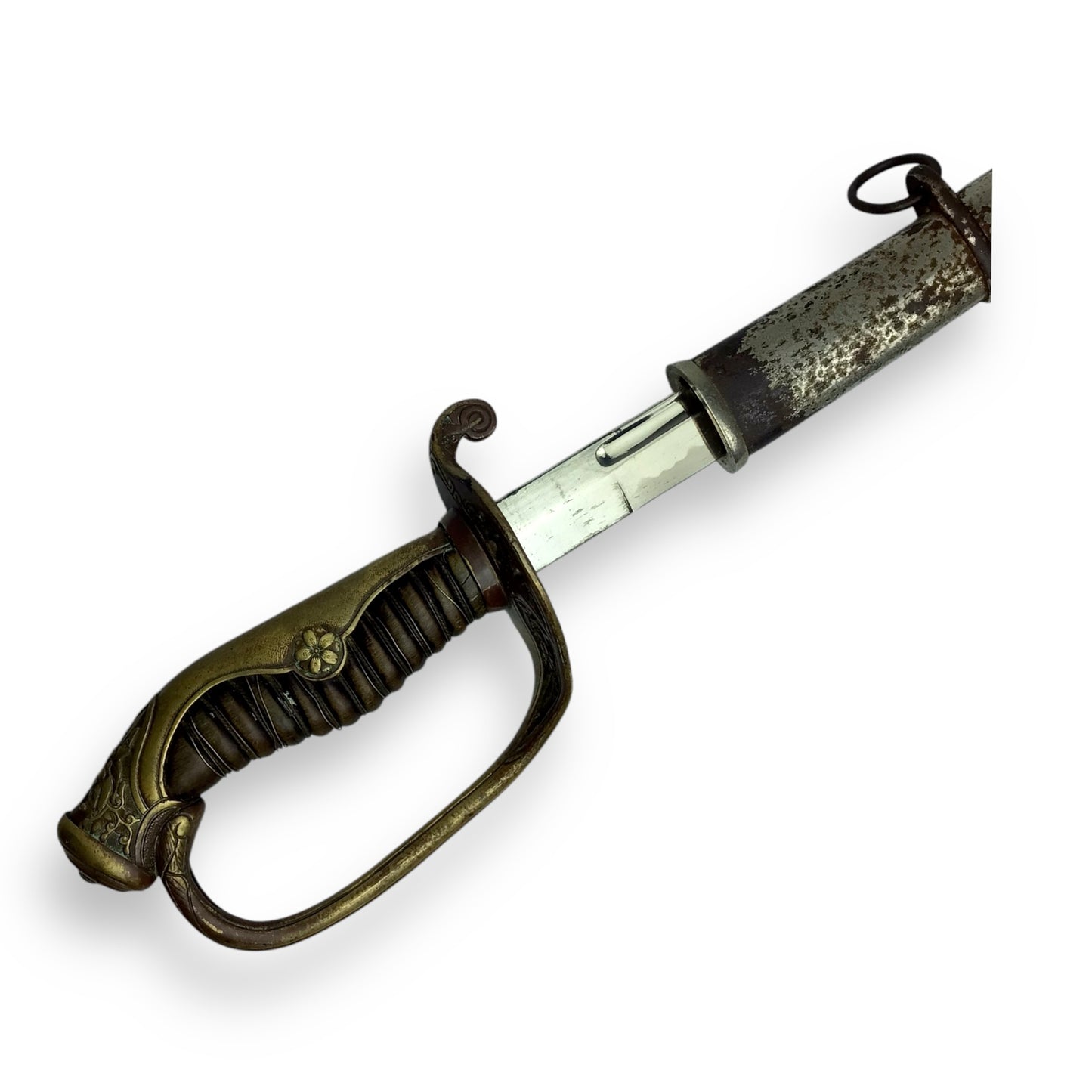 Japanese WW2 Officer’s Army Parade Sword with Tempered Blade and Sheath