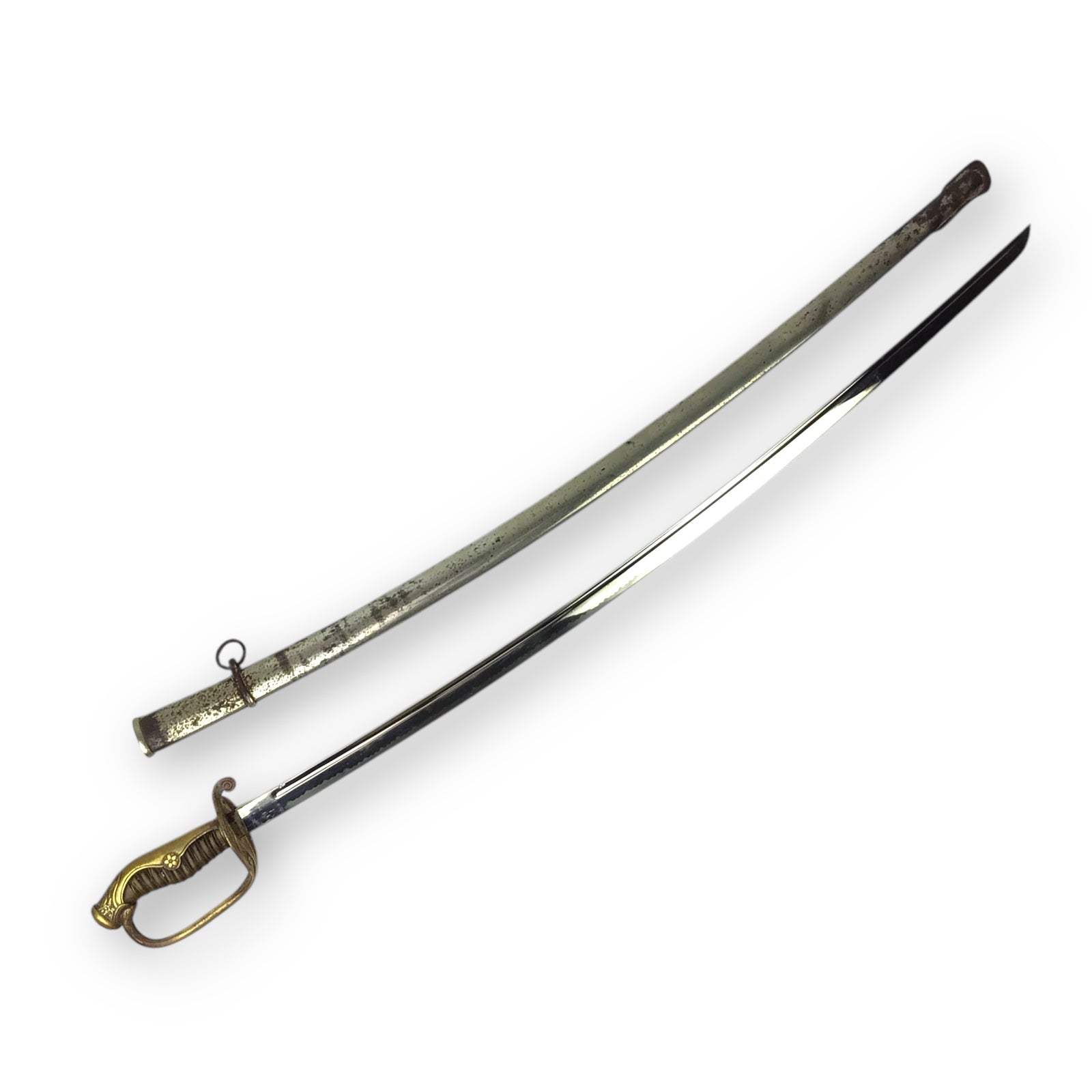 Japanese WW2 Officer’s Army Parade Sword with Tempered Blade and Sheath