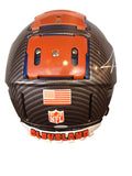 Jarvis Landry Autographed Cleveland Browns Custom On-Field Hydro-Dipped F7 Helmet JSA Certified