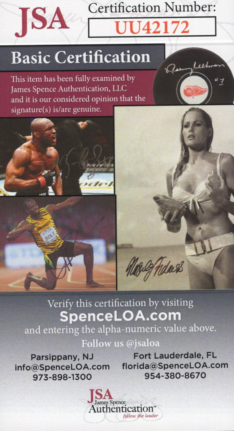 Jason Newsted Signed Photo Metallica On Stage JSA & PSA LOA