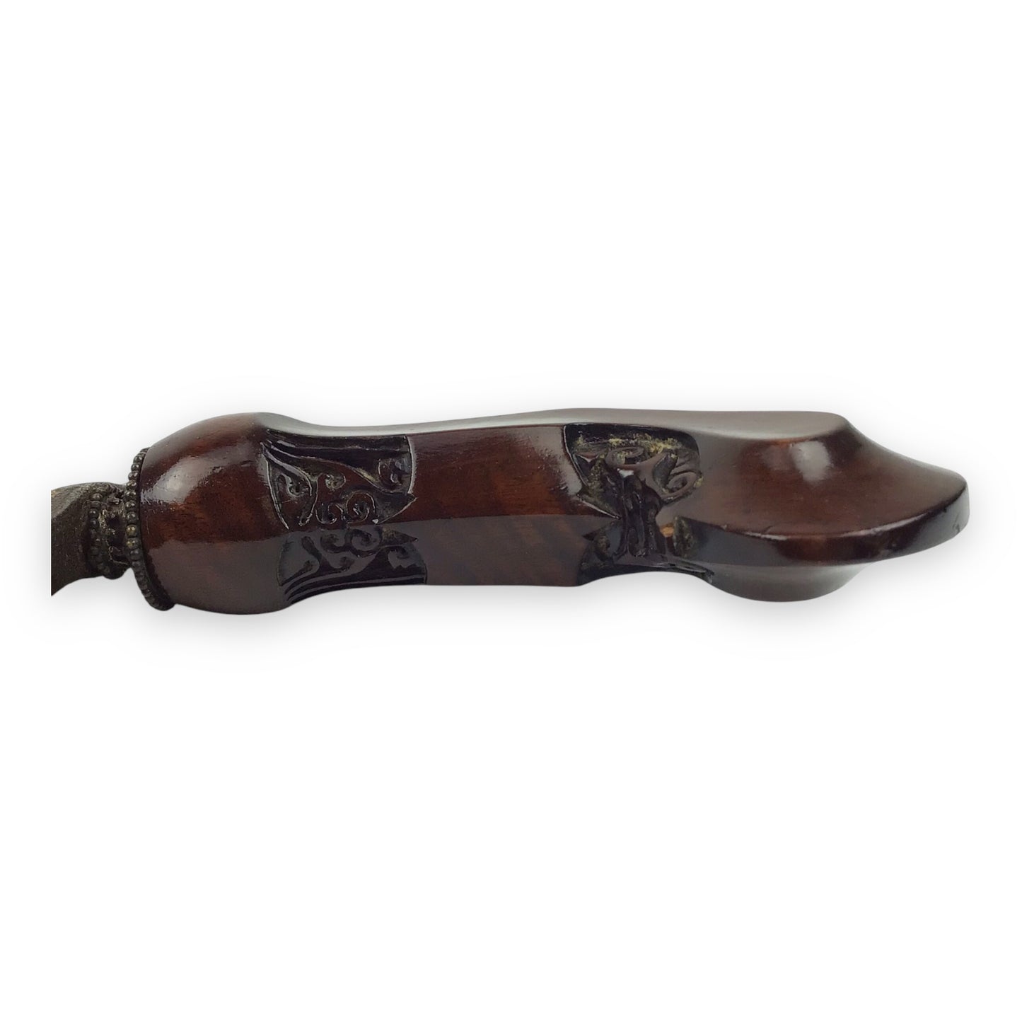 Javanese 18-19thC Pamor Meteorite Blade Keris Kris – Silvered Sheath Dagger