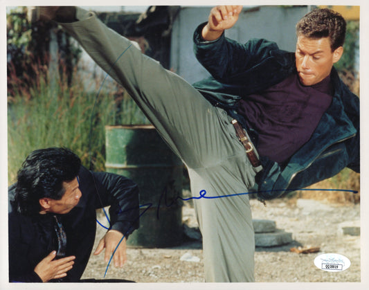Jean-Claude Van Damme Signed Photo 8x10 – JSA & PSA Double Certified