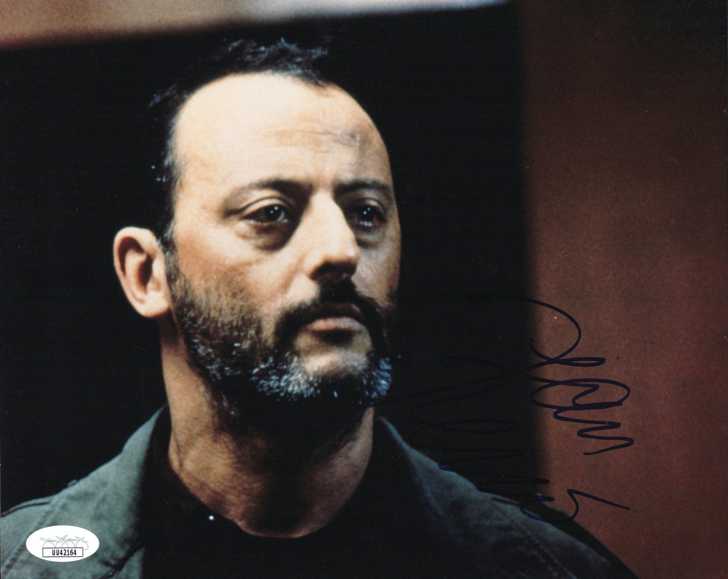 Jean Reno in Leon: The Professional Signed Photo 8x10, JSA and PSA Letter Double Certified Authentic UU42164