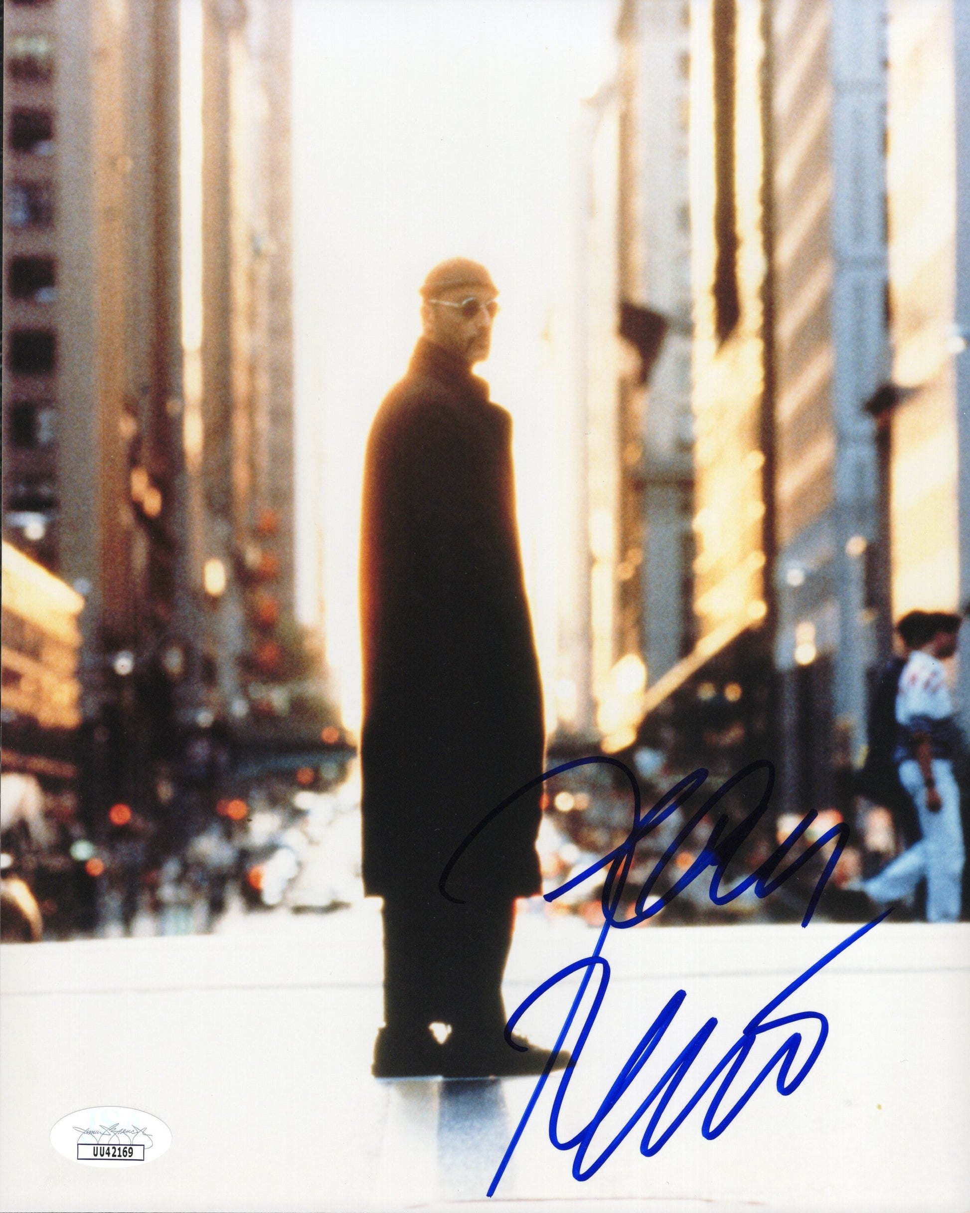 Jean Reno in Leon: The Professional Signed Photo 8x10, JSA and PSA Letter Double Certified Authentic UU42169