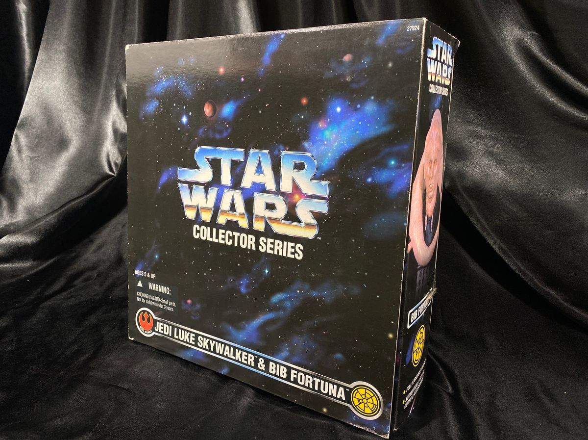 Jedi Luke Skywalker & Bib Fortuna Action Figures - Star Wars Collector's Series