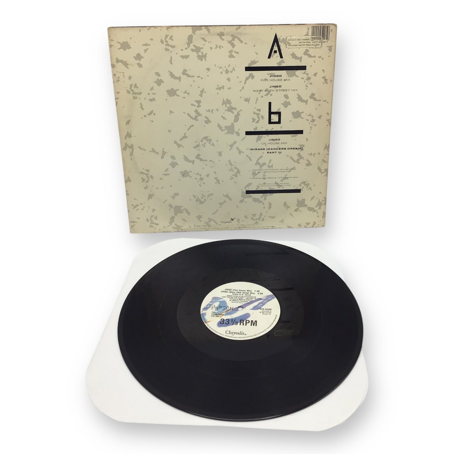 Jellybean – Jingo Vinyl 12" Single | Signed Copy, Preowned