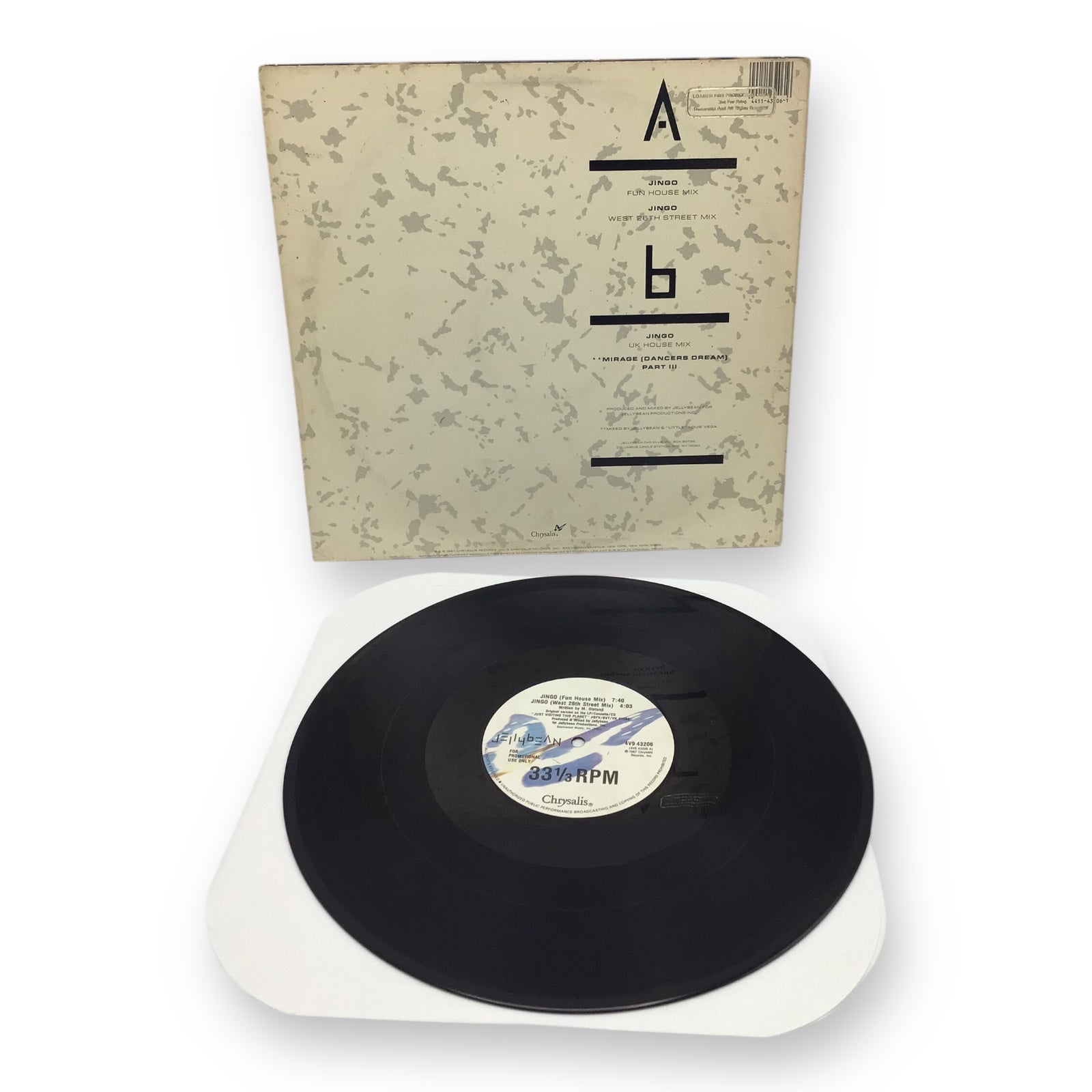 Jellybean – Jingo Vinyl 12" Single | Signed Copy, Preowned