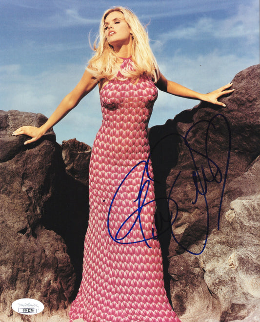 Jenny McCarthy Signed Photo 8x10, Jenny McCarthy Autograph in Full Length Dress, JSA and PSA Letter Double Certified Authentic UU42379