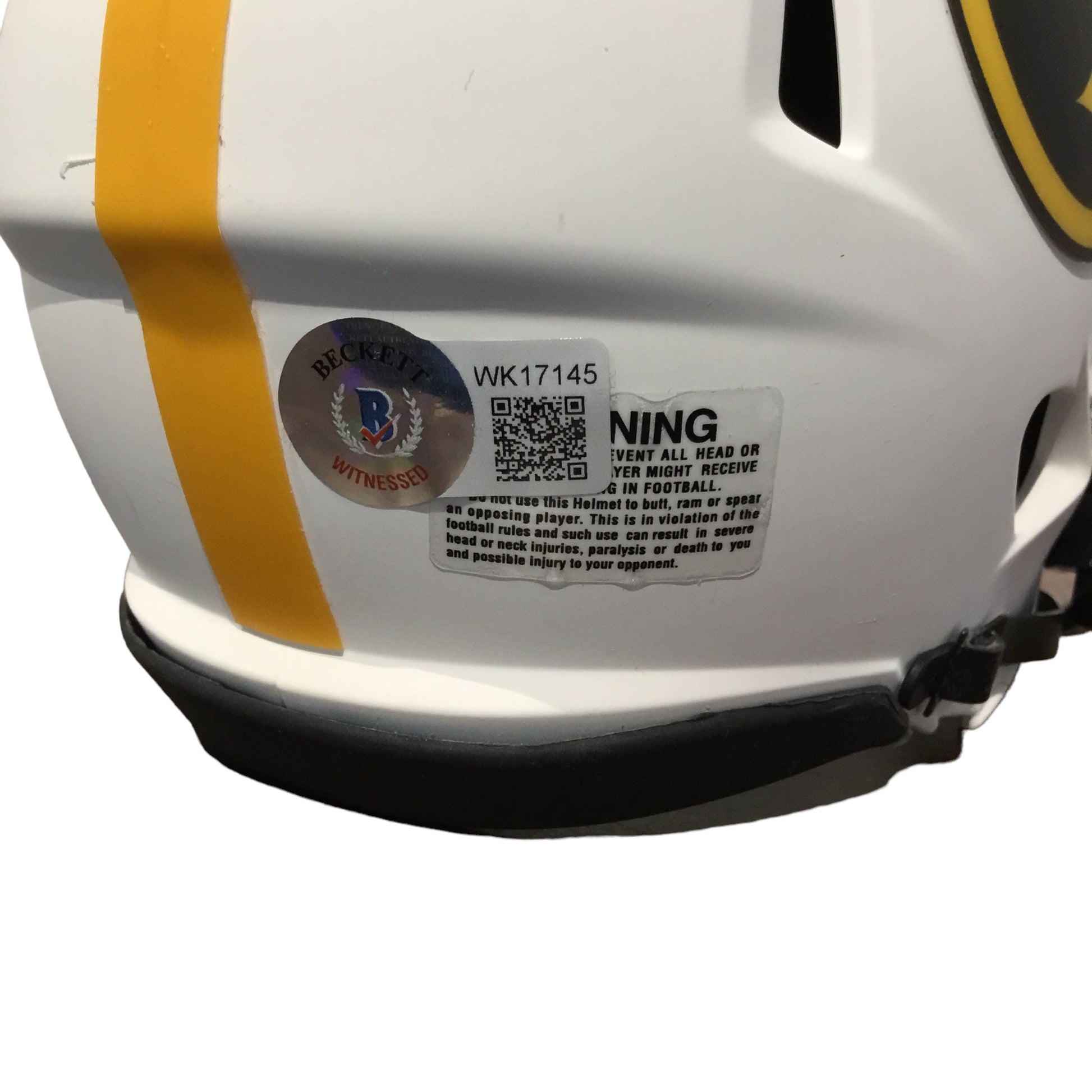 Jerome Bettis Autographed White Steelers Mini Helmet with Beckett Certification