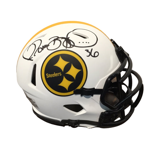 Jerome Bettis Autographed White Steelers Mini Helmet with Beckett Certification