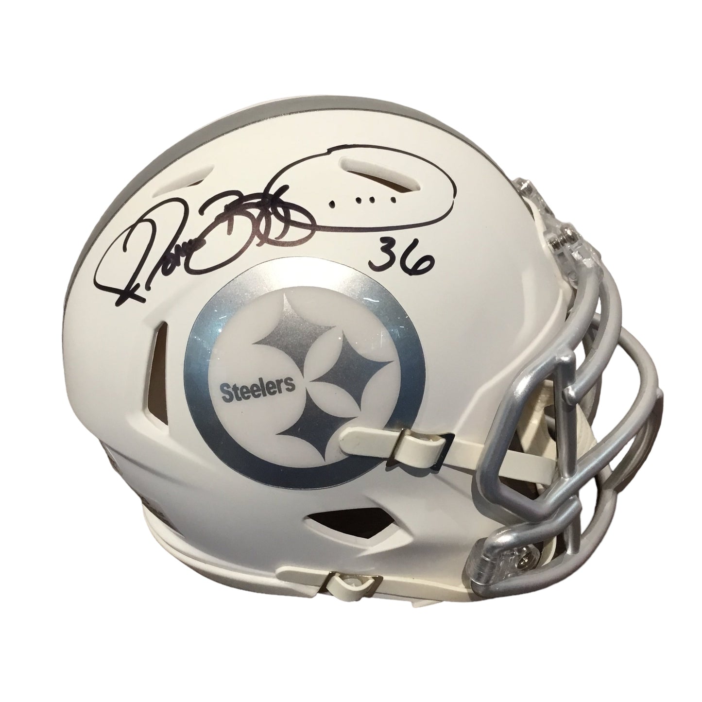 Jerome Bettis Autographed White Steelers Mini Helmet with Beckett Certification