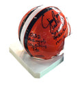 Jim Brown Browns Certified Authentic Autographed Mini-helmet Shadowbox & Jersey card