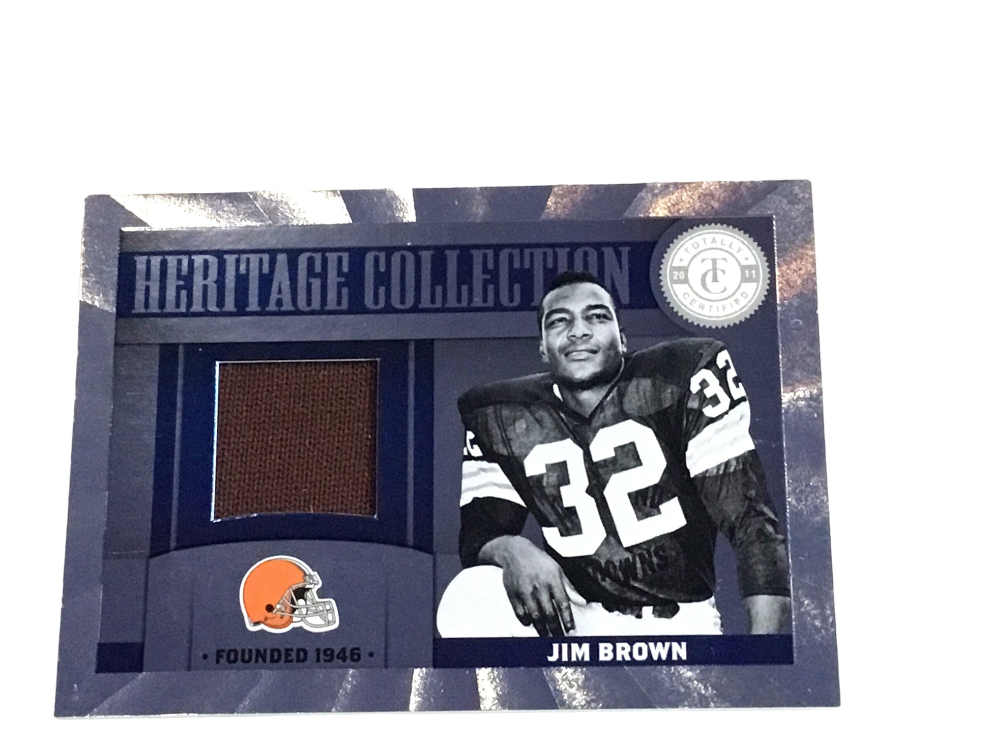 Jim Brown Browns Certified Authentic Autographed Mini-helmet Shadowbox & Jersey card