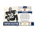 Jim Brown Browns Certified Authentic Autographed Mini-helmet Shadowbox & Jersey card
