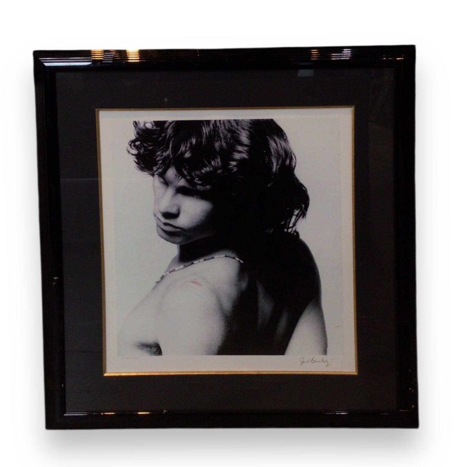 Jim Morrison The Doors Lithograph Print - Limited Edition Signed by Joel Brodsky