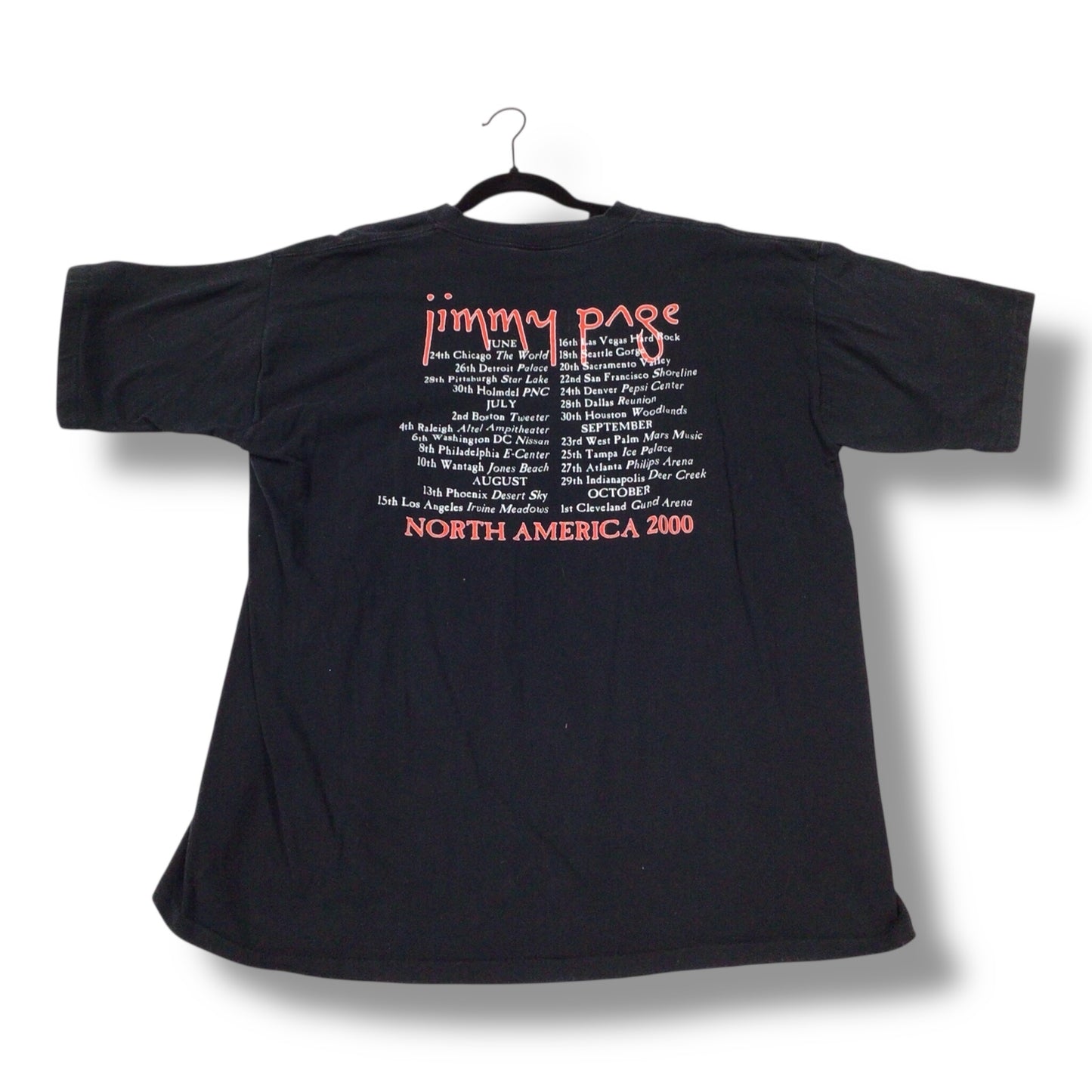 Jimmy Page North America Tour 2000 - Concert T-Shirt