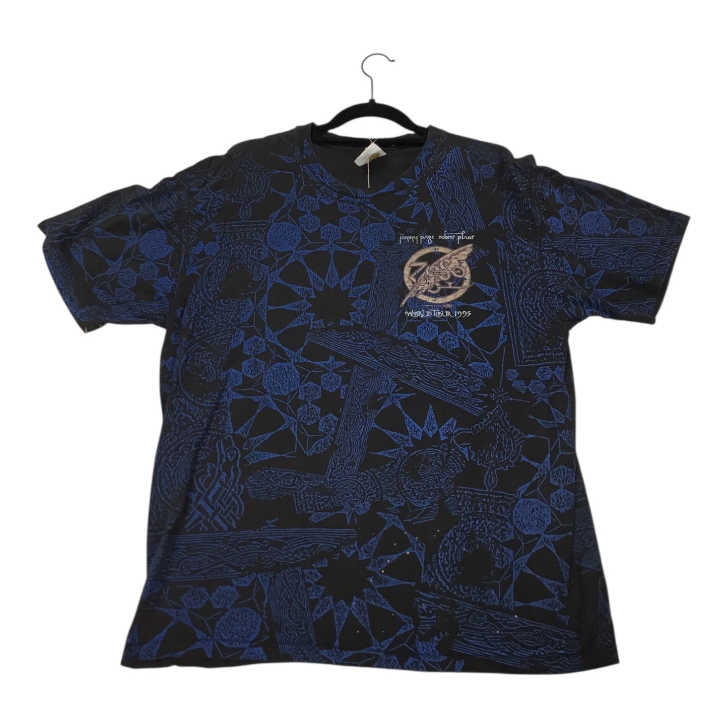 Jimmy Page/ Robert Plant No Quarter World Tour 1995 Concert T-Shirt
