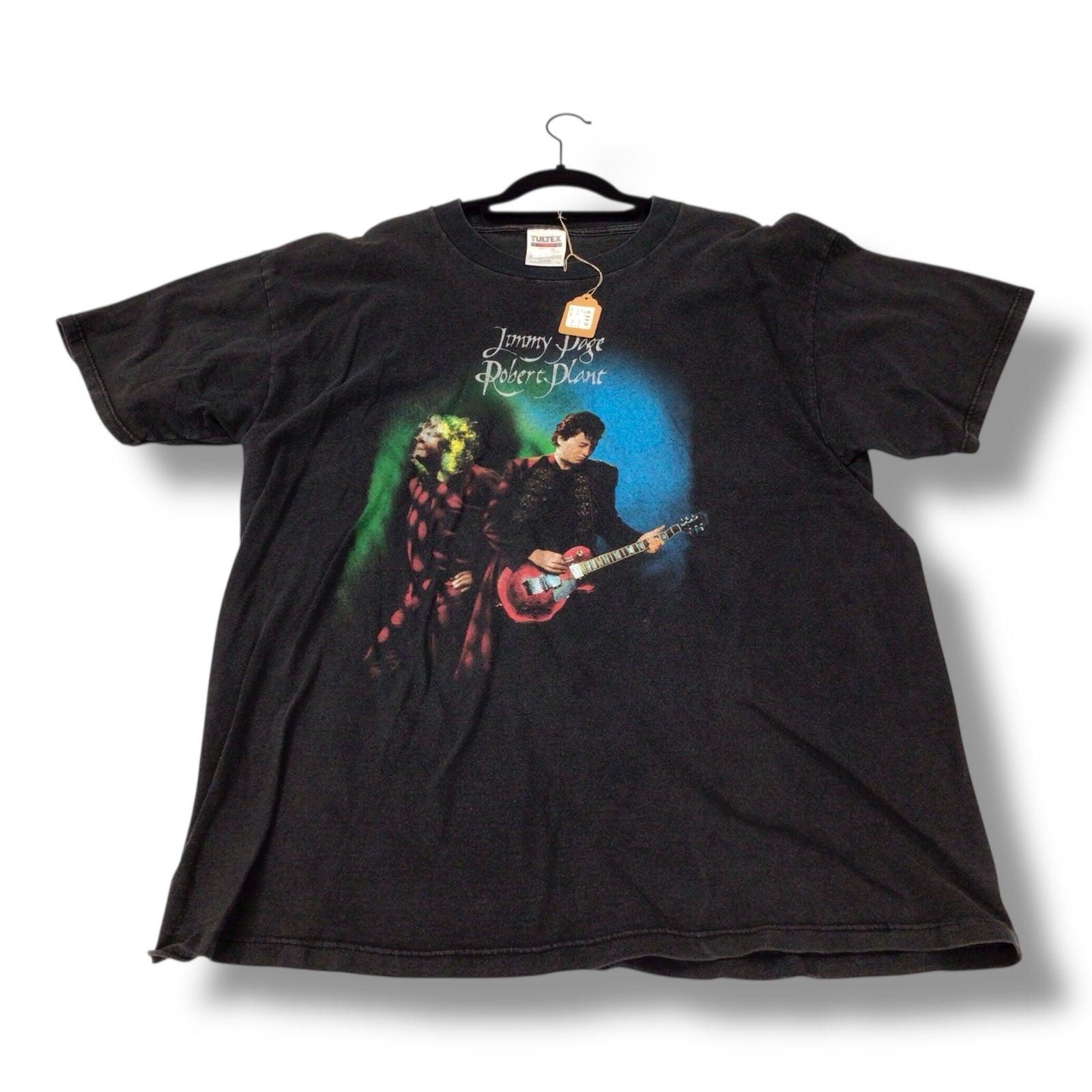 Jimmy Page / Robert Plant Walking Into Clarcksdale 98' Tour Concert T-Shirt