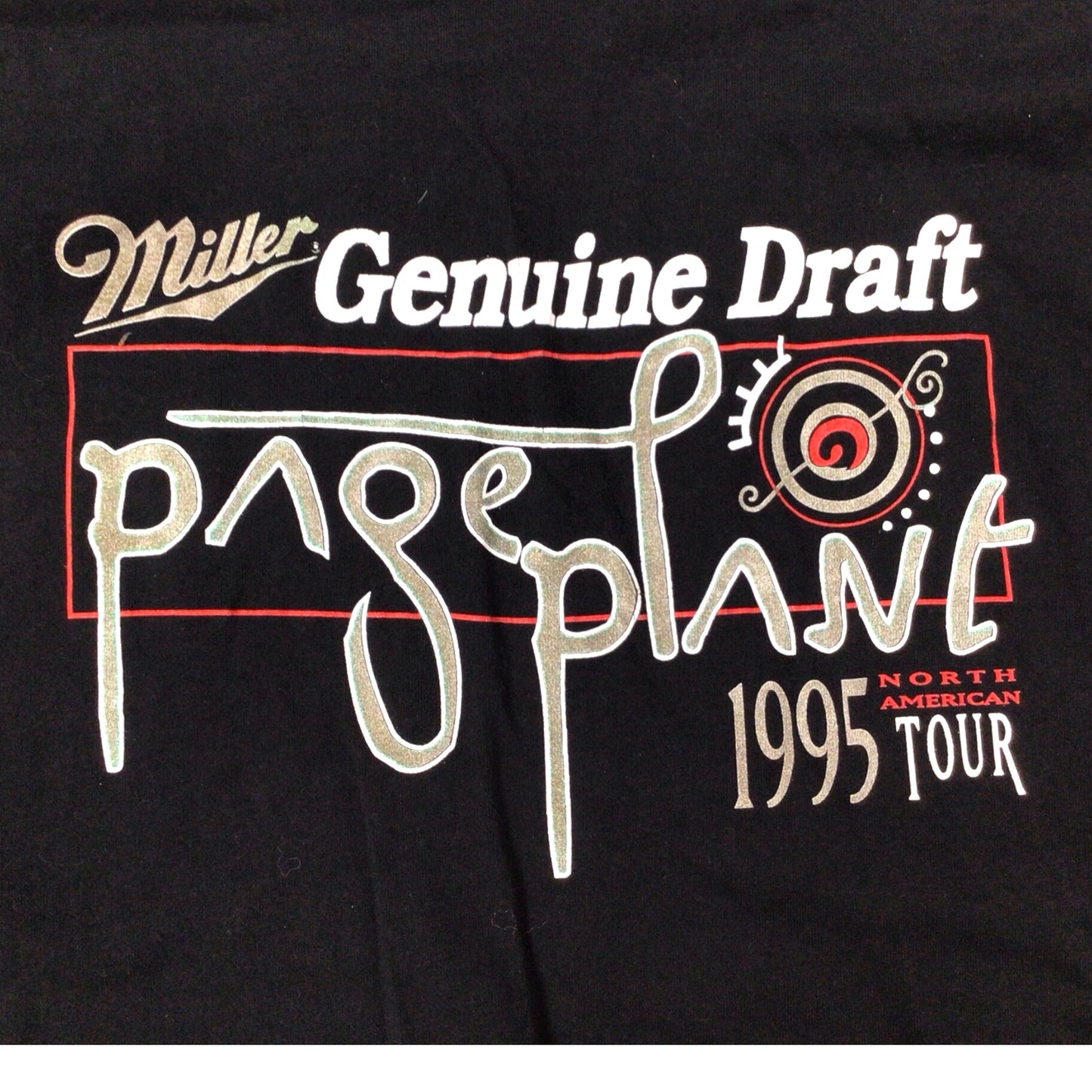 Jimmy Page/Robert Plant 1995 North American Tour - Concert T-Shirt