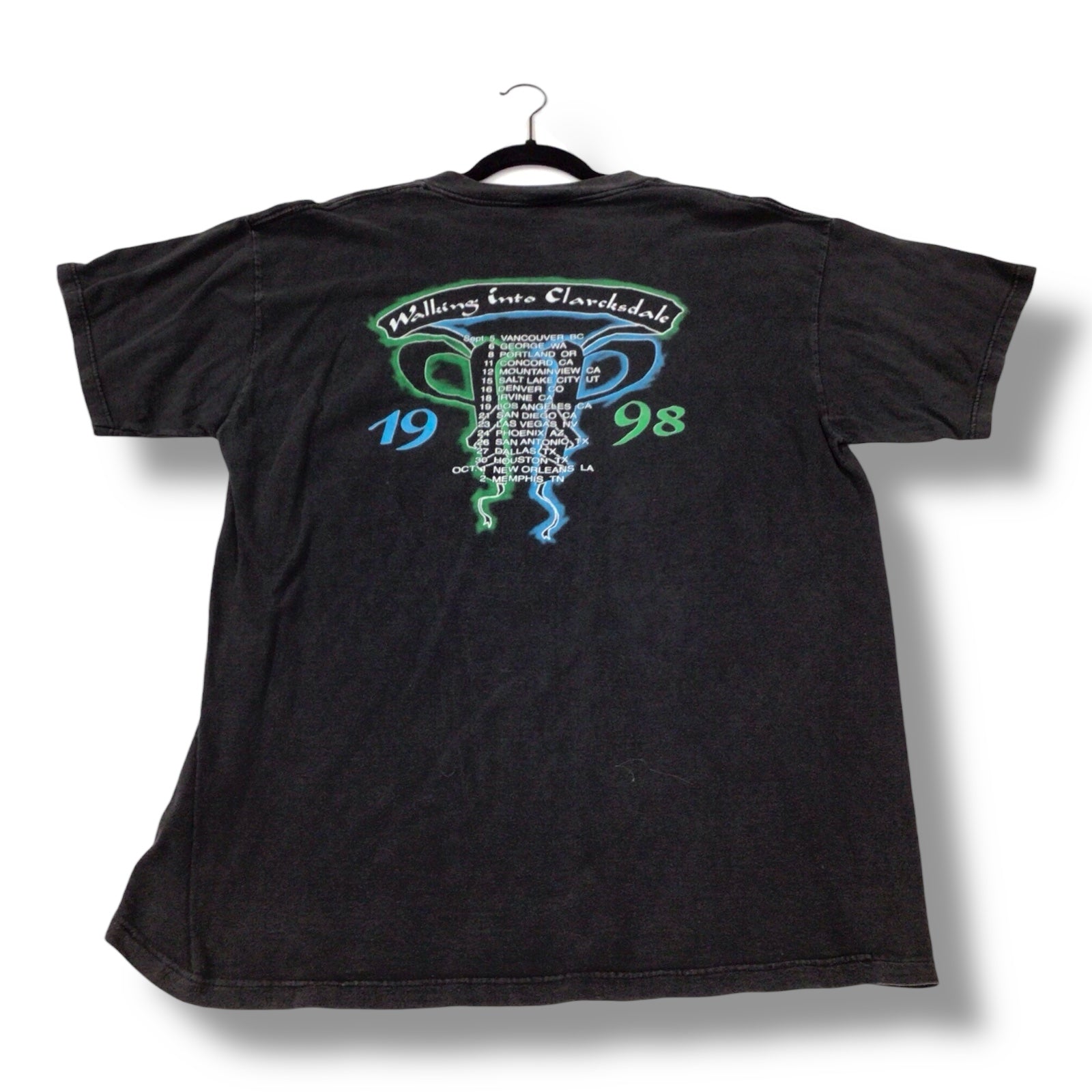 Jimmy Page/Robert Plant Walking Into Clarcksdale 98' Tour - Concert T-Shirt