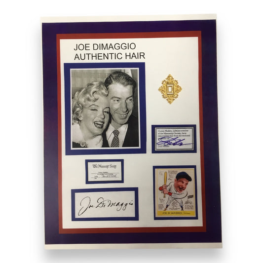Joe Dimaggio Hair Clipping with Certificate of Authenticity
