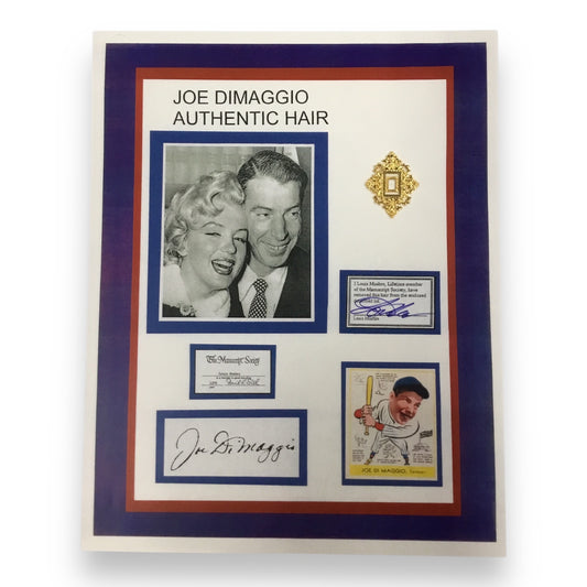 Joe Dimaggio Hair Clipping with Certificate of Authenticity