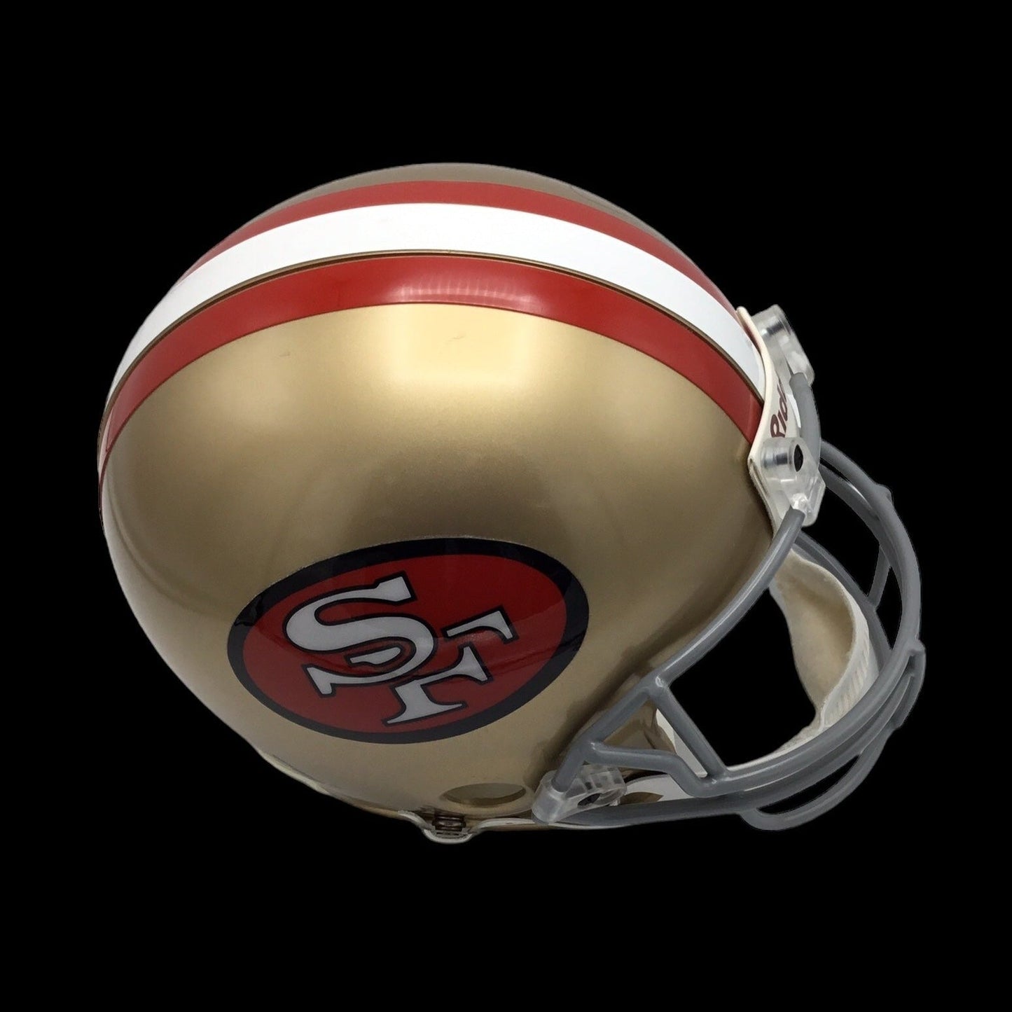 Joe Montana Authentic Full-Size Autograph Signed 49ers Riddell Football Helmet COA Sticker