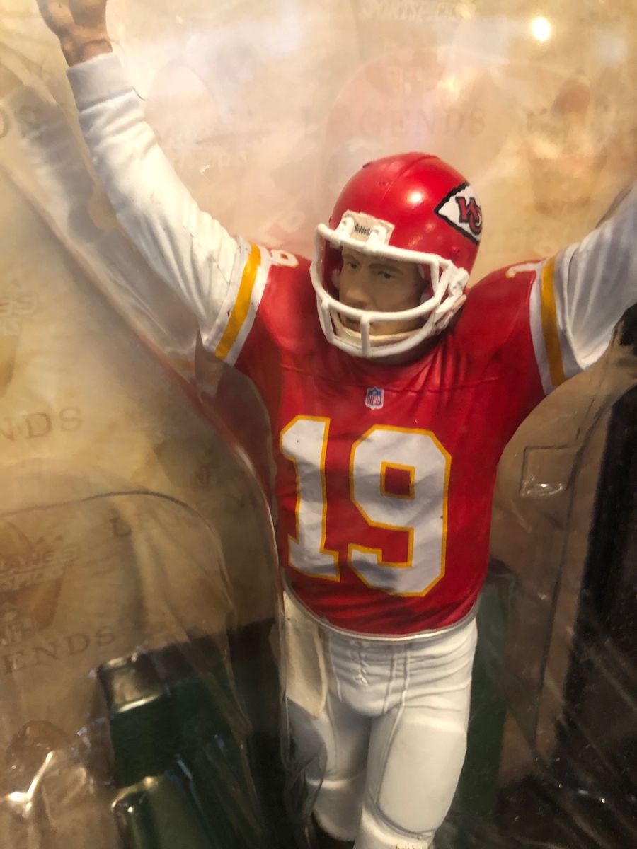 Joe Montana McFarlane NFL Legends 2009 Figure Chiefs QB Red Uniform NIB