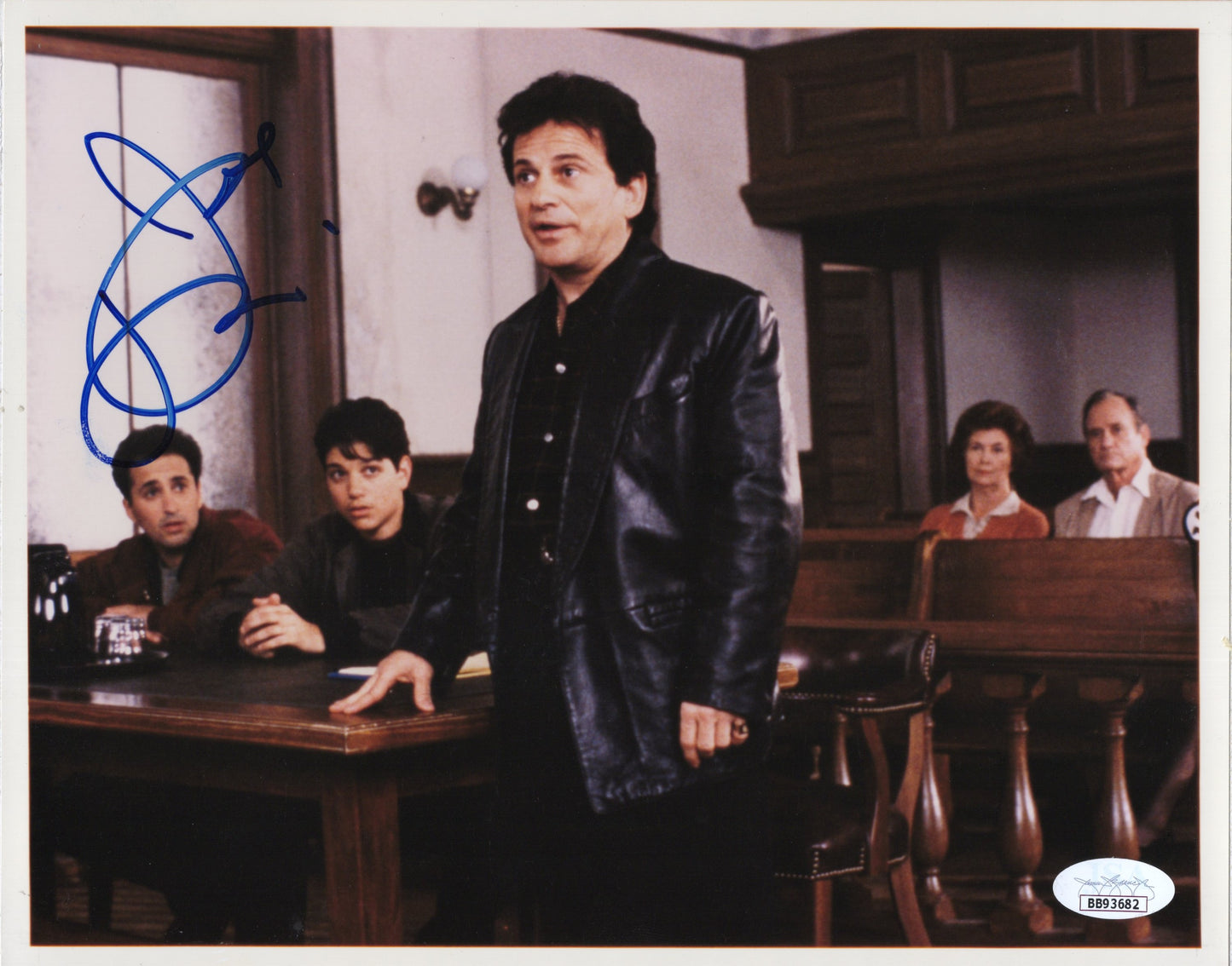 Joe Pesci Signed Photo on Board 8x10, Joe Pesci Autograph in My Cousin Vinny, JSA BB93682 and PSA Letter Double Certified Authentic