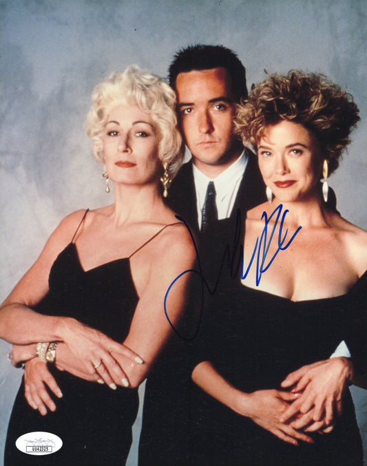 John Cusack Signed 8x10 Photo – Grifters Scene with Huston & Bening – JSA & PSA