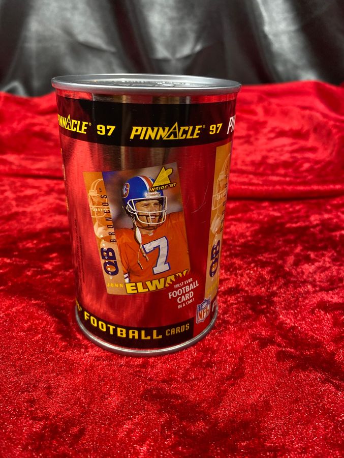 John Elway 1997 Pinnacle Card In A Can - NFL's Top 10 All-Time QB's #9