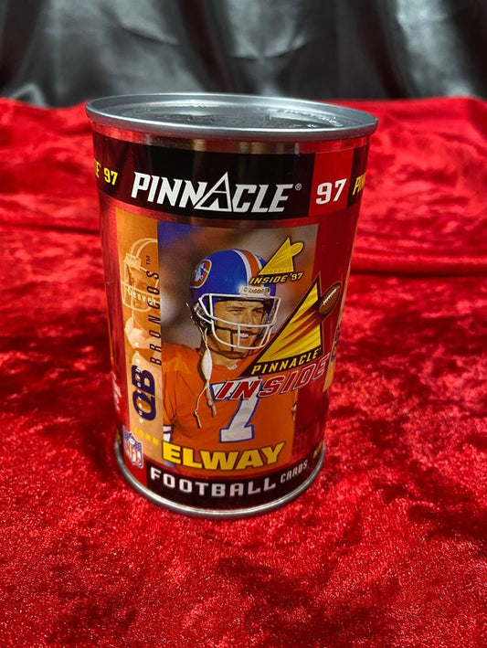 John Elway 1997 Pinnacle Card In A Can - NFL's Top 10 All-Time QB's #9