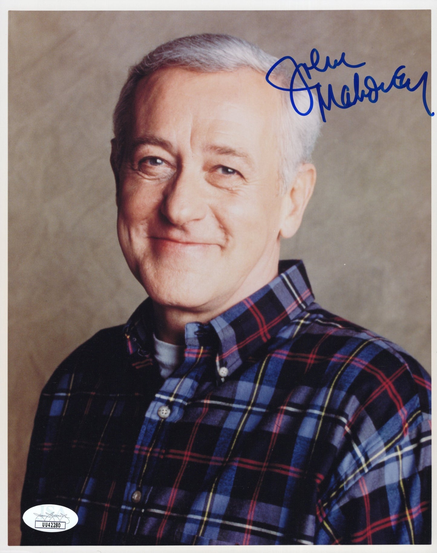 John Mahoney Signed Photo 8x10, John Mahoney of Frasier Autograph, JSA and PSA Letter Double Certified Authentic UU42280