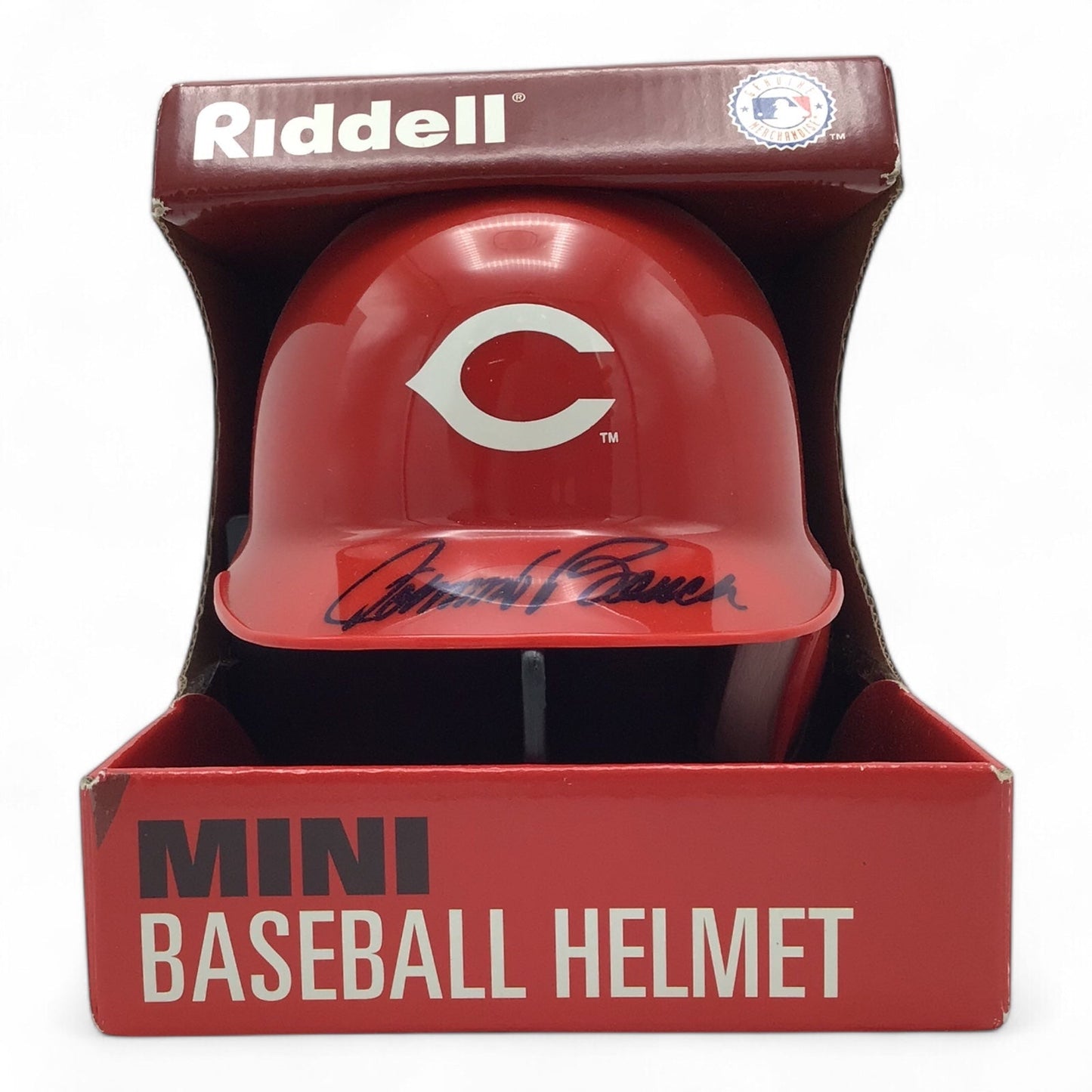 Johnny Bench Signed Cincinnati Reds Mini Baseball Helmet - JSA Certified