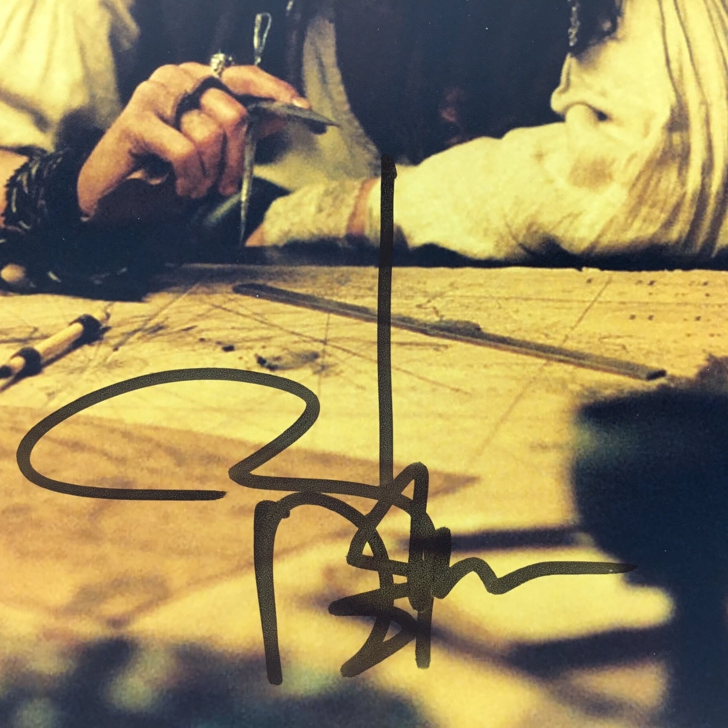 Johnny Depp Signed 11x14 Photo Pirates of the Caribbean (Beckett Certified)