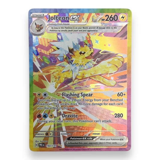 Jolteon EX (153/131) - Prismatic Full Art Pokémon Card