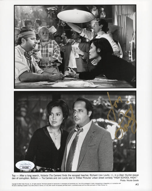 Jon Lovitz Signed Photo 8x10, Jon Lovitz Autograph in High School High with Tia Carrere, JSA and PSA Letter Double Certified Authentic UU42383