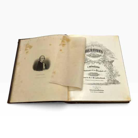 Joseph Haydn's Selected Solo Piano Sonatas 1800s – Antique Sheet Music - German