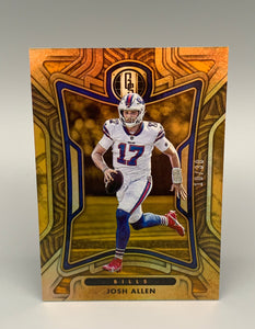 Josh Allen Gold Standard No.10 10/30 Trading Card