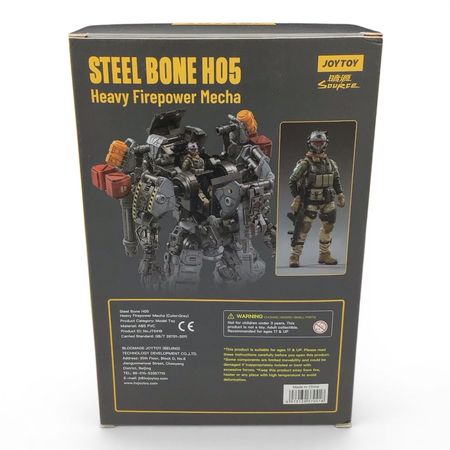 Joytoy Steel Bone H05 Heavy Firepower Mecha Grey Type 1/25