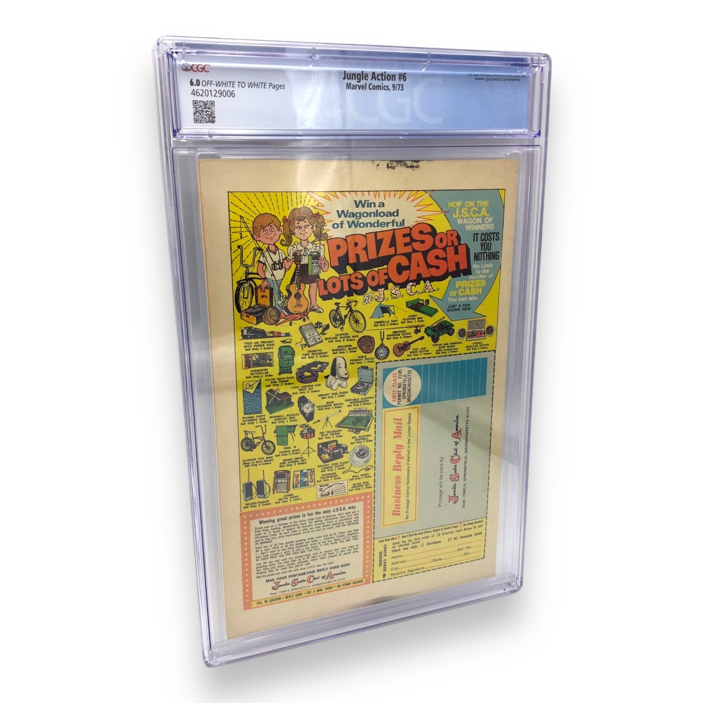 Jungle Action #6 – September 1973 (Marvel Comics) – CGC 6.0