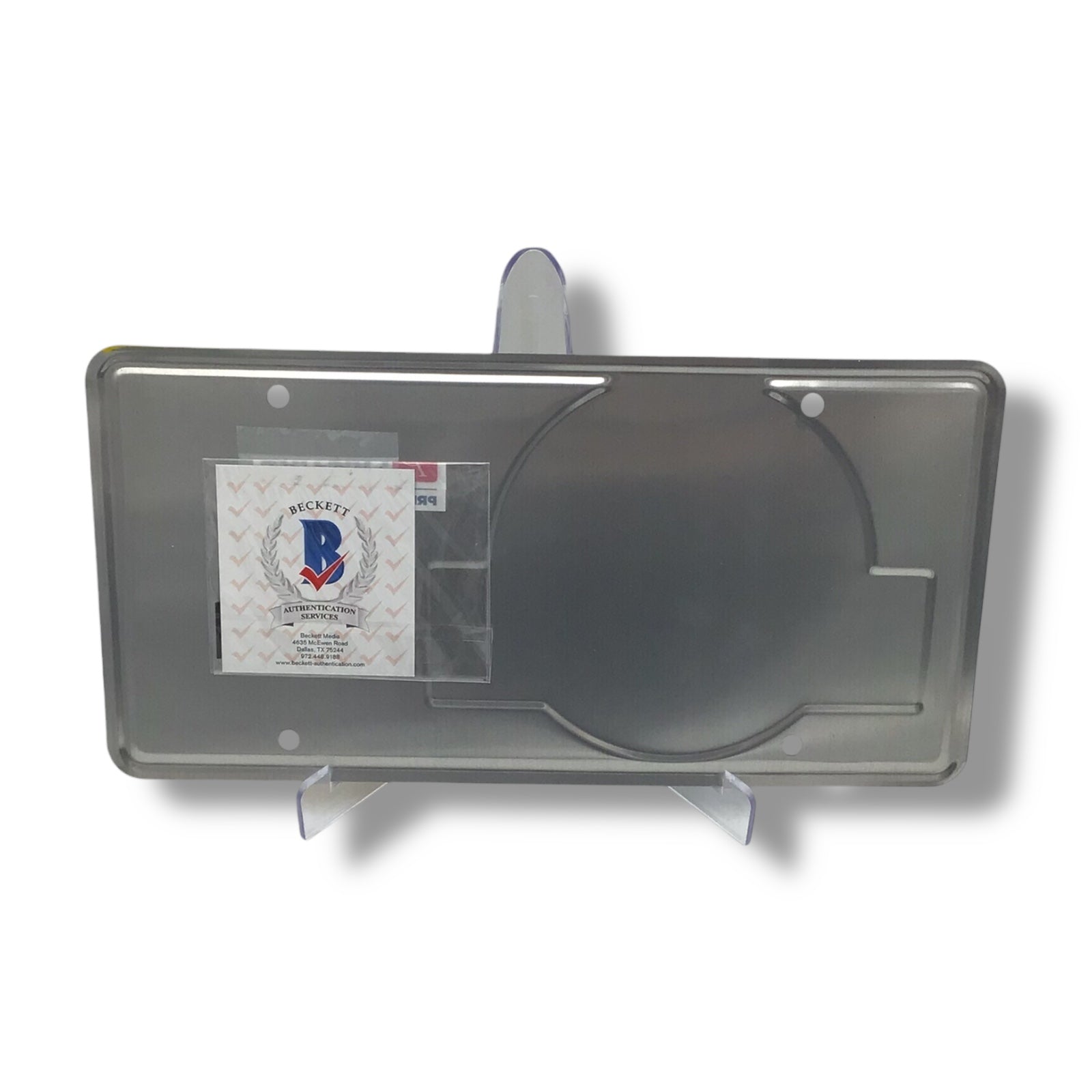 Jurassic Park License Plate | Signed by Laura Dern